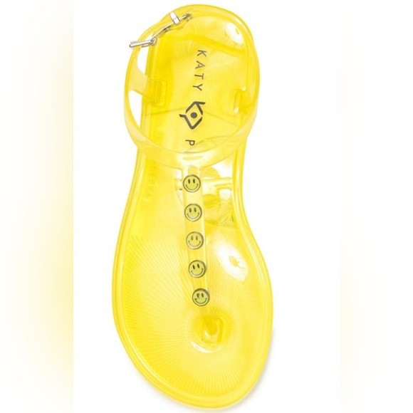 KATY PERRY yellow jelly studded sandals/ size 6 - Picture 2 of 15